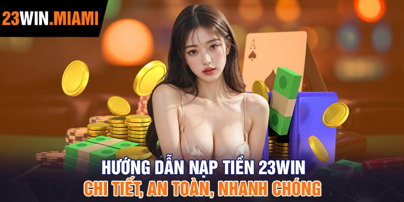 Hướng dẫn nạp tiền 23win - Chi tiết, an toàn, nhanh chóng